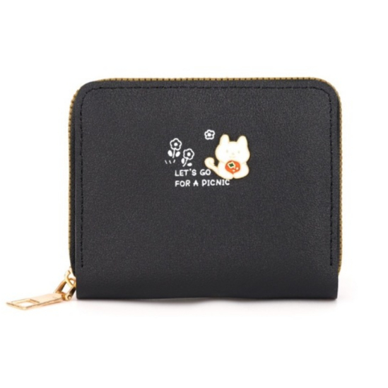 กระเป๋าสตางใบสั้น น่ารัก โล้โก้น้องแมว(GC-311)