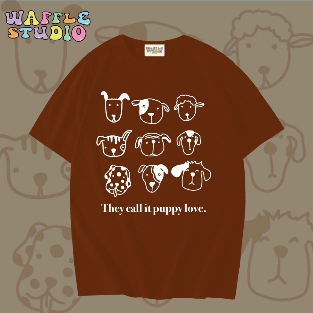 [ ส่งฟรี 🔥 ] WS0679 เสื้อยืดโอเวอร์ไซส์ ผ้าคอตตอน 100% เสื้อยืดเกาหลี เสื้อยืด  WAFFLE STUDIO - รูปที่ 7