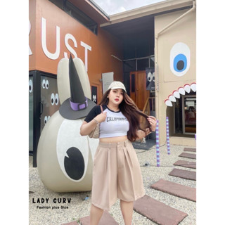 กางเกงขา4 ส่วนตะขอหน้า ทรงเก็บพุง ใส่แล้วดูเพรียว สบายๆ ผ้าเ…