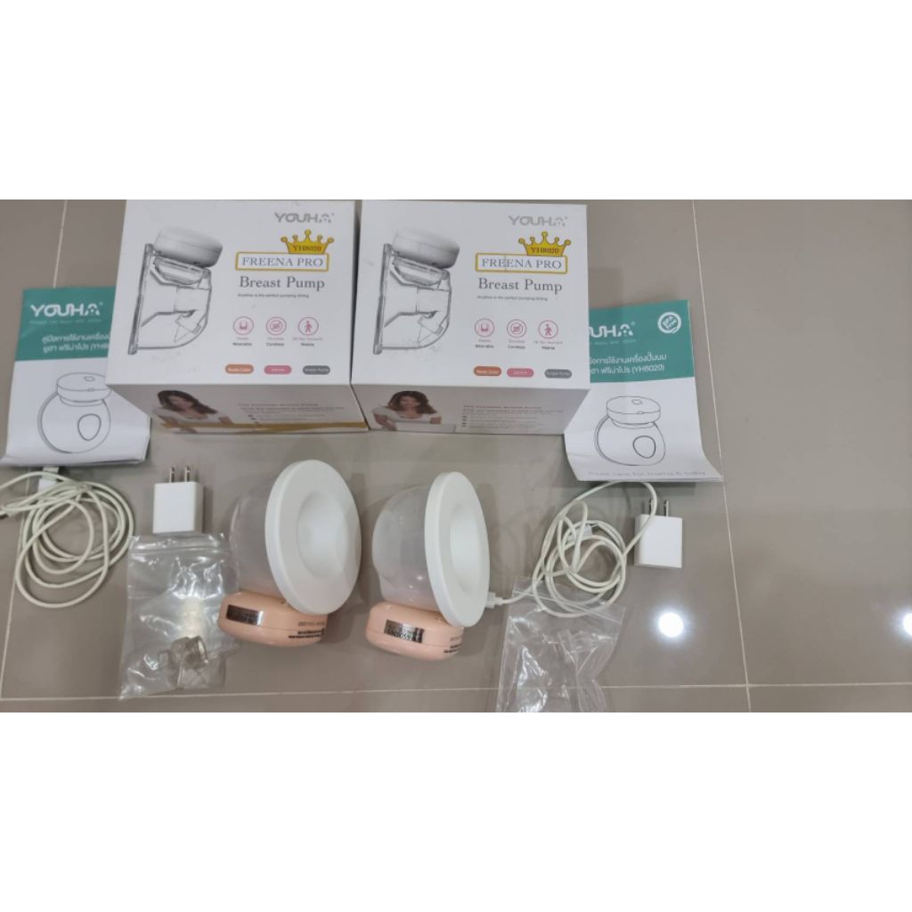 เครื่องปั๊มนมไร้สาย youha freena pro YH8020 ประกัน 14 วัน สภาพเหมือนใหม่