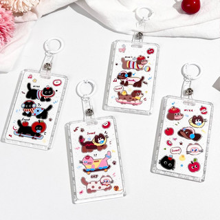 colyที่ใส่คีย์การ์ดและบัตรพนักงาน กรอบอะคริลิคใสใส่รูป เฟรมก…