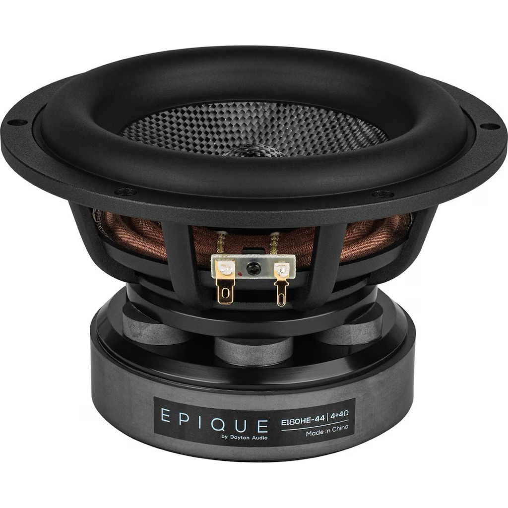 ราคาต่อ1ข้าง/Epique E180HE-44 7" DVC MMAG Extended Range Subwoofer 4 Ohm per Coil