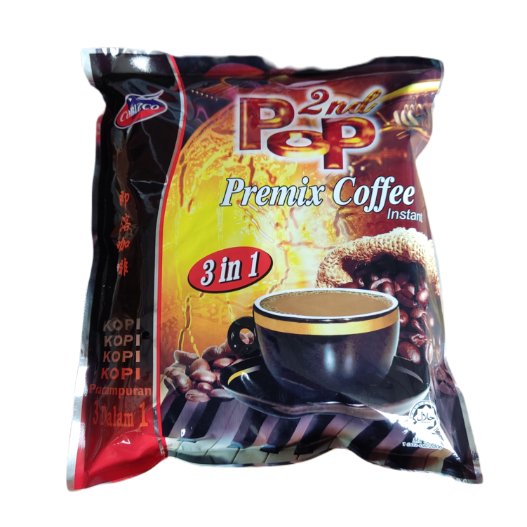Pop กาแฟ 3in1 แพค 24 ซอง ยอดนิยม กลิ่นหอม เข้มข้น
