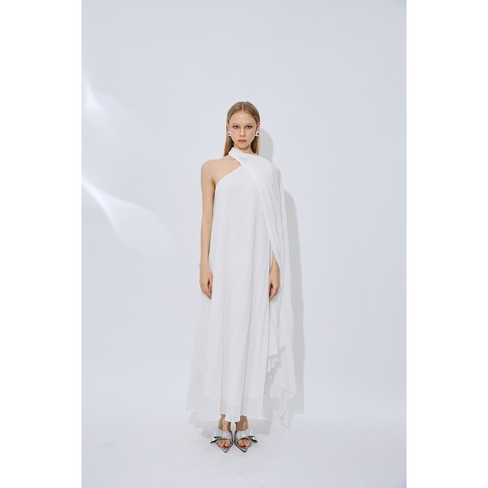 NICHp      :       Rachel pleat dress ราคา ถูกที่สุด ดีลบีเคเค แกลเลอรีภาพที่ 8