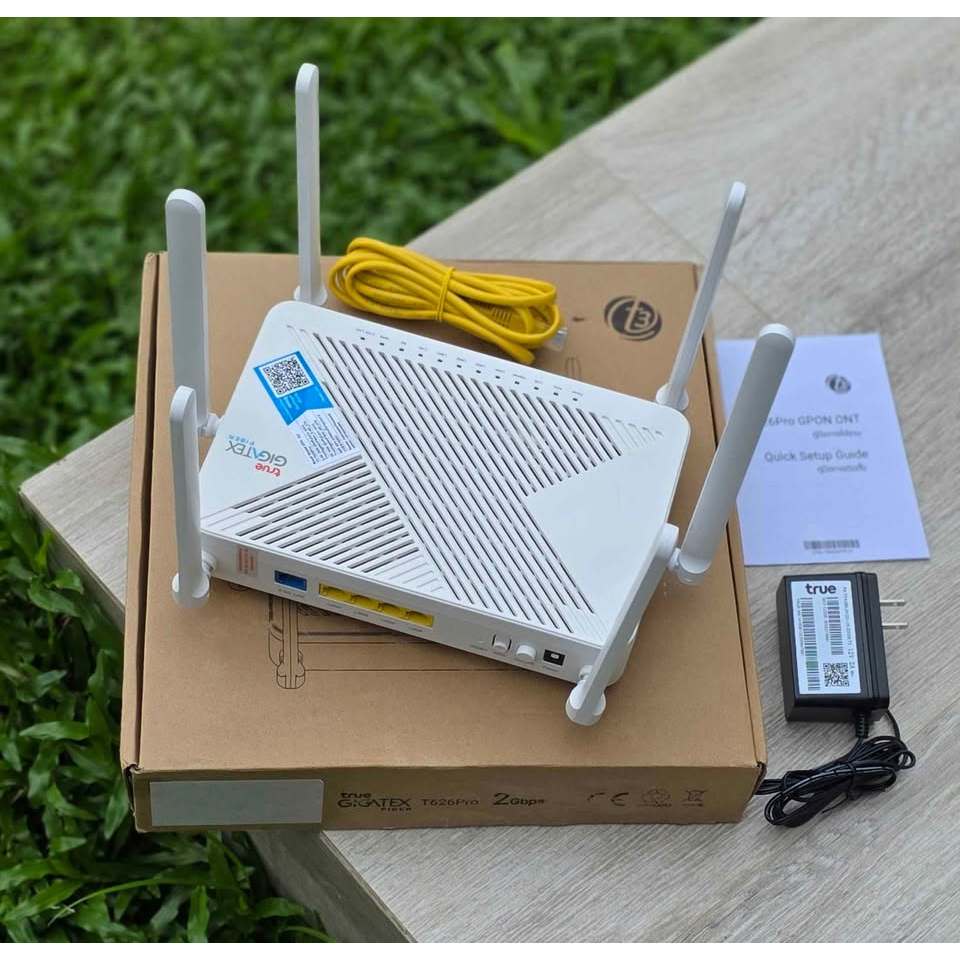 อุปกรณ์กระจายสัญญา Mesh Wifi6 TrueGigatex Fiber T626ProV2 Wi-Fi AX3000 Mesh