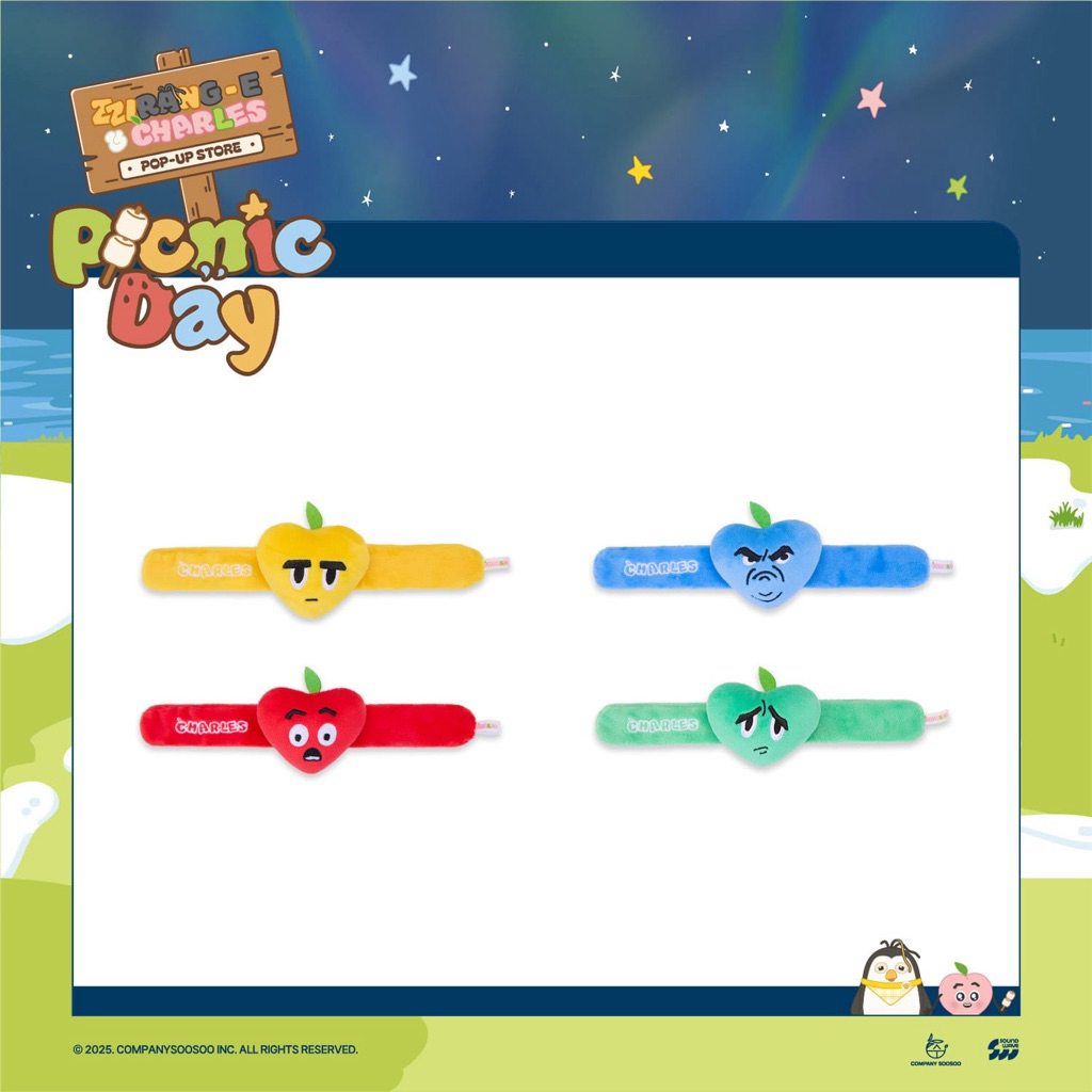 (พร้อมส่ง✨)Kyungsoo - ZZirang-e & Charles : CHARLES PLUSH WRISTBAND