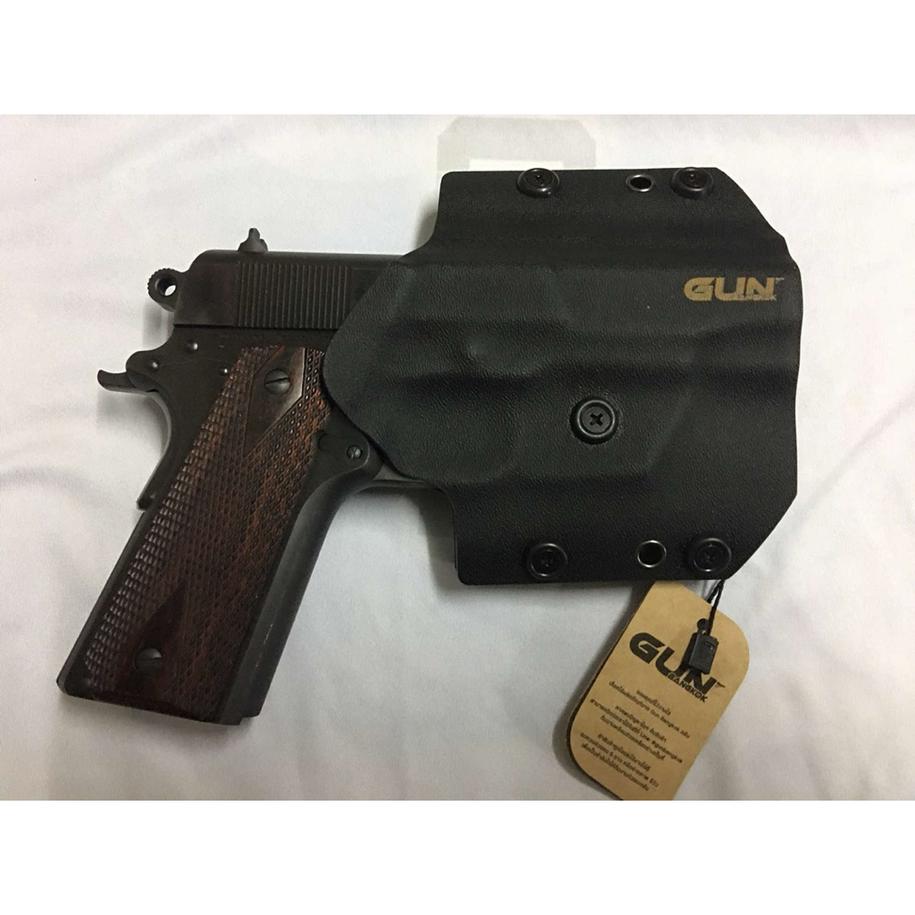ซองแพนเค้ก Colt 1911 commander 4.25 นิ้ว งาน Handmade แท้ ผลิตในไทย สั่งปรับแต่งได้ มีปัญหาเคลมฟรีตลอดอายุการใช้งาน ราคา ถูกที่สุด ดีลบีเคเค แกลเลอรีภาพที่ 8