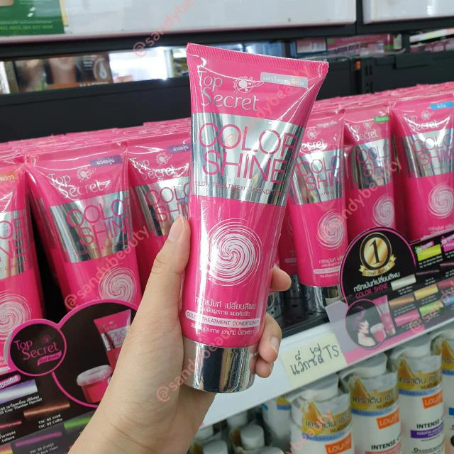 ขายดี! แว็กซ์สี ท้อป ซีเคร็ท Top Secret 200ml.สีสดสวย มันวาว ลดการหลุดร่วง ไม่มีสารเคมีตกค้าง