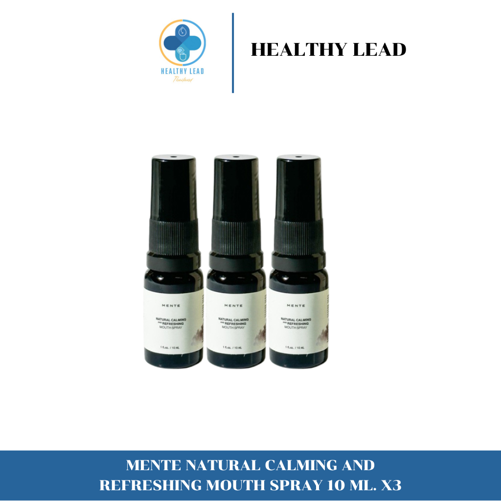 MENTE Natural Calming and Refreshing Mouth Spray ช่วยเพิ่มประสิทธิภาพการนอน10 ml. x3