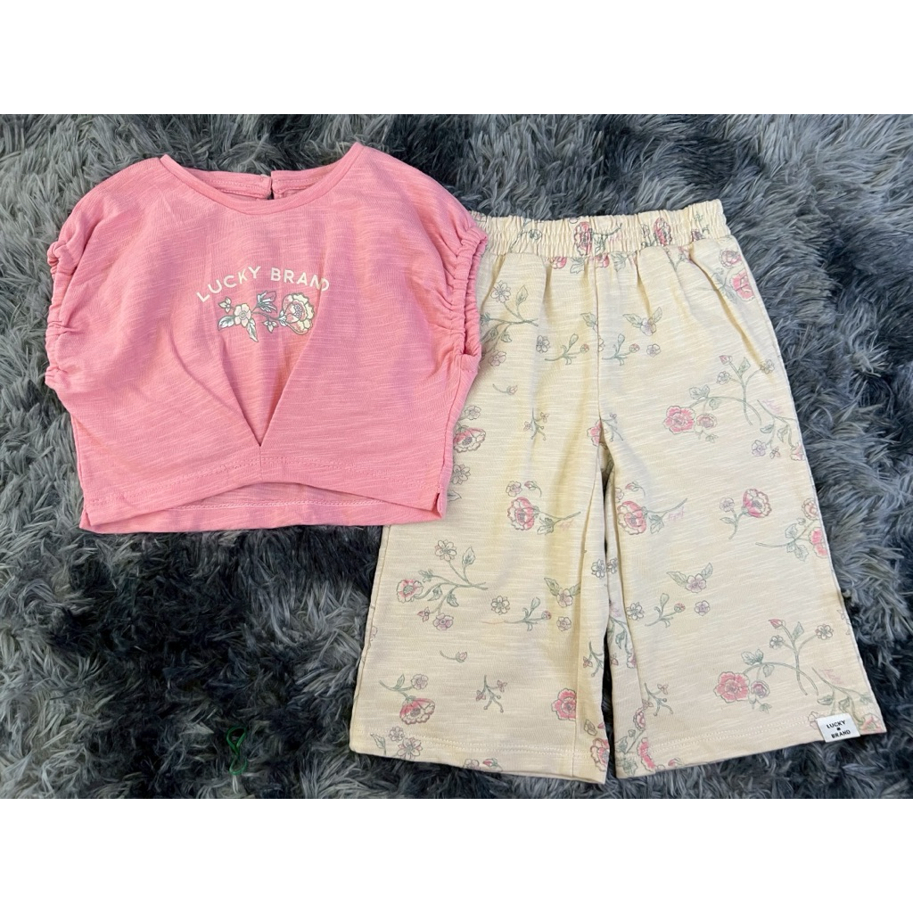 🩷🩷ชุดเซต เสื้อครอป+กางเกงขายาว ผ้านุ่ม 1-5 ขวบ🩷🩷มือ1 งานเกินออร์เดอร์ไม่มีป้ายห้อย🙏ขอคนรับได้🙏