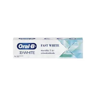 Oral-B ออรัล-บี ยาสีฟัน ทรีดีไวท์ ฟาสไวท์ คูลลิ่งมิ้นท์ 90ก.