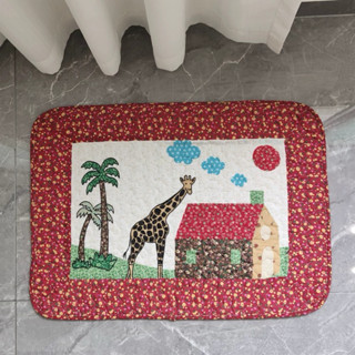 พรมเช็ดเท้าสไตล์วินเทจ พรมปูพื้นกันลื่น ขนาด40*60cm