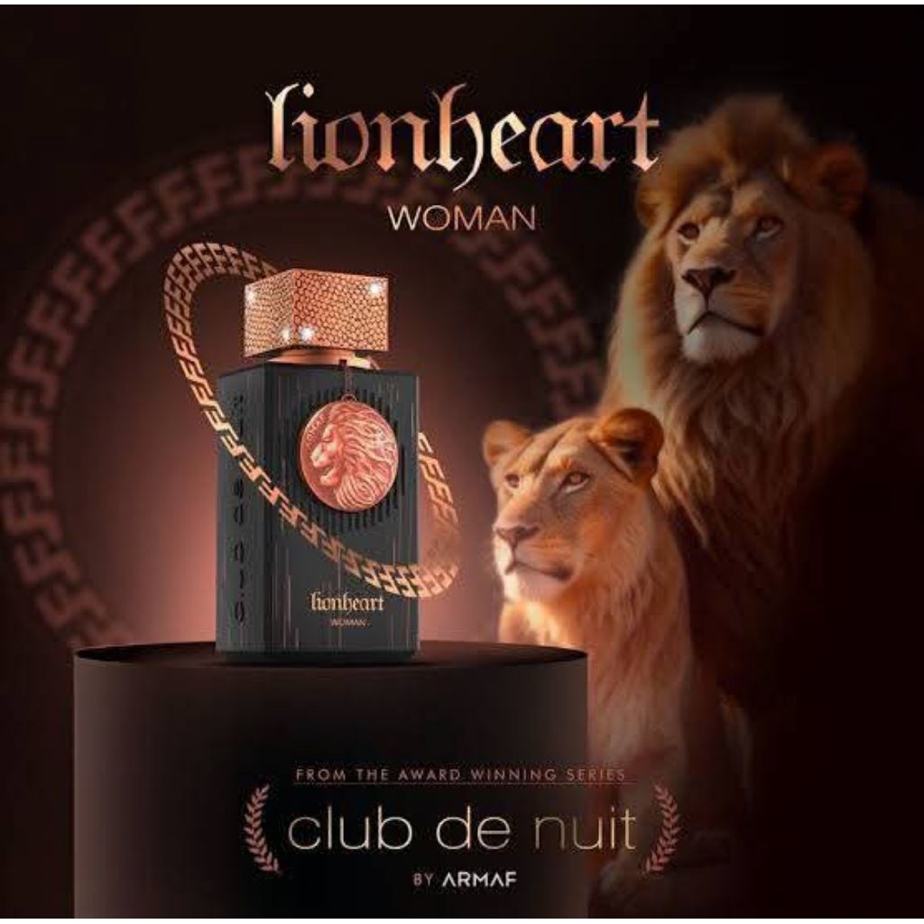 Club De Nuit Lionheart Woman by Armaf กลิ่นวานิลลาสำหรับผู้หญิง ของแท้💯