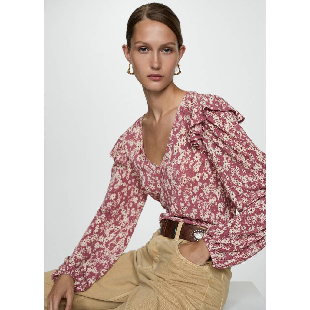 [MANGO] BLOUSE POMELO2 / เสื้อเบลาส์ รุ่น BLOUSE POMELO2 Ref: 77094027