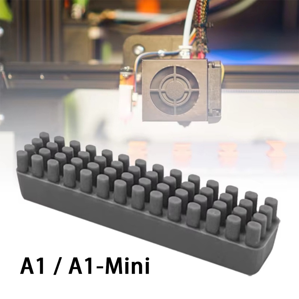 ของมาใหม่！ยางซิลิโคนเช็ดเครื่องพิมพ์ รุ่น Bambulab A1-Mini/A1 เช็ดหัวพิมพ์สำหรับ3D เครื่องพิมพ์ ราคา ถูกที่สุด ดีลบีเคเค แกลเลอรีภาพที่ 3
