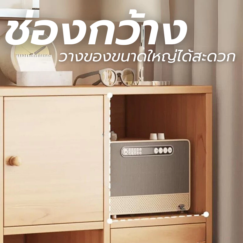 ชั้นวางของ ตู้โชว์มินิมอล ขนาด 60x24x134 ซม thumbnail 5