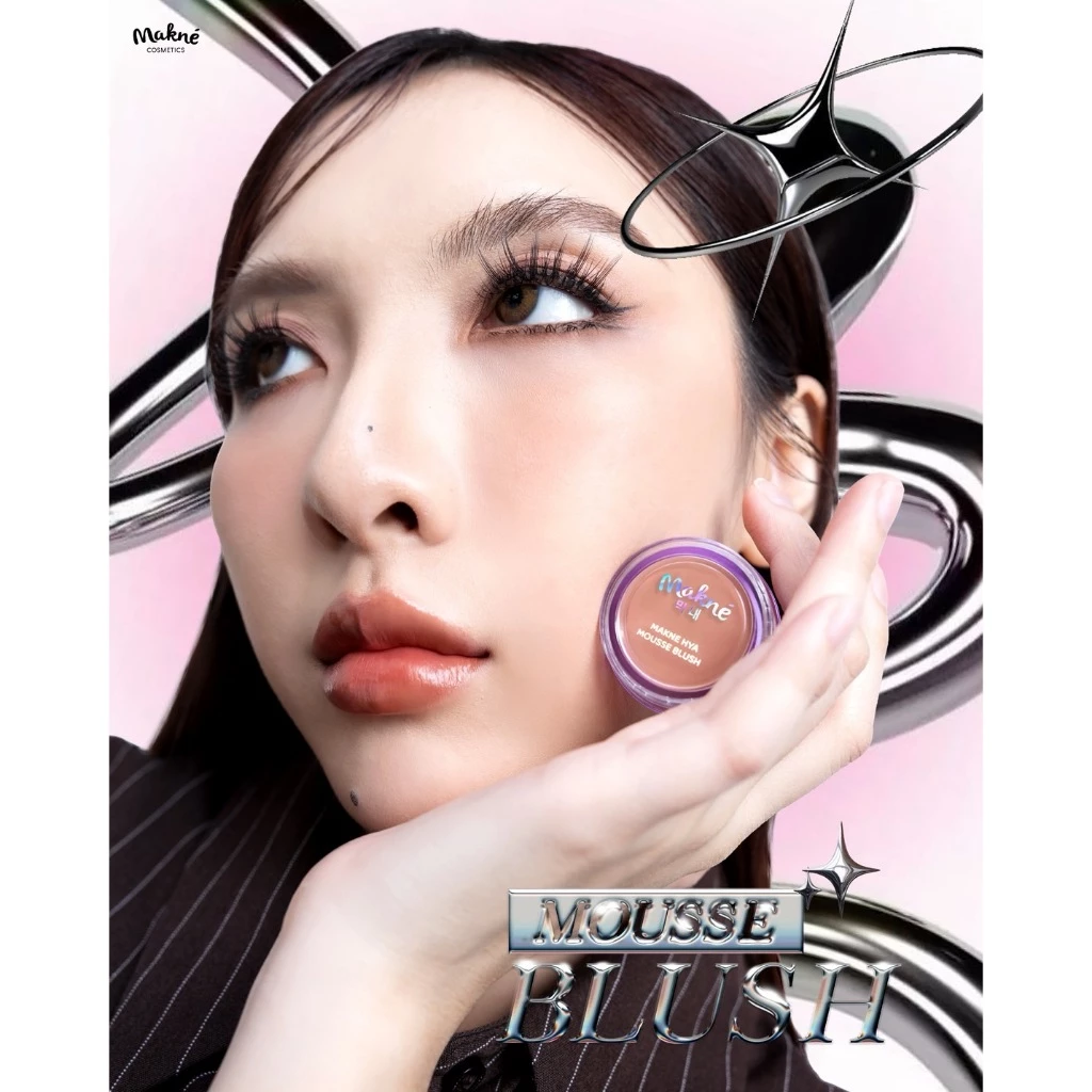 Makne Hya Mousse Blush บลัชมูสไฮยา สีชัด ติดทน เนื้อนุ่ม thumbnail 7