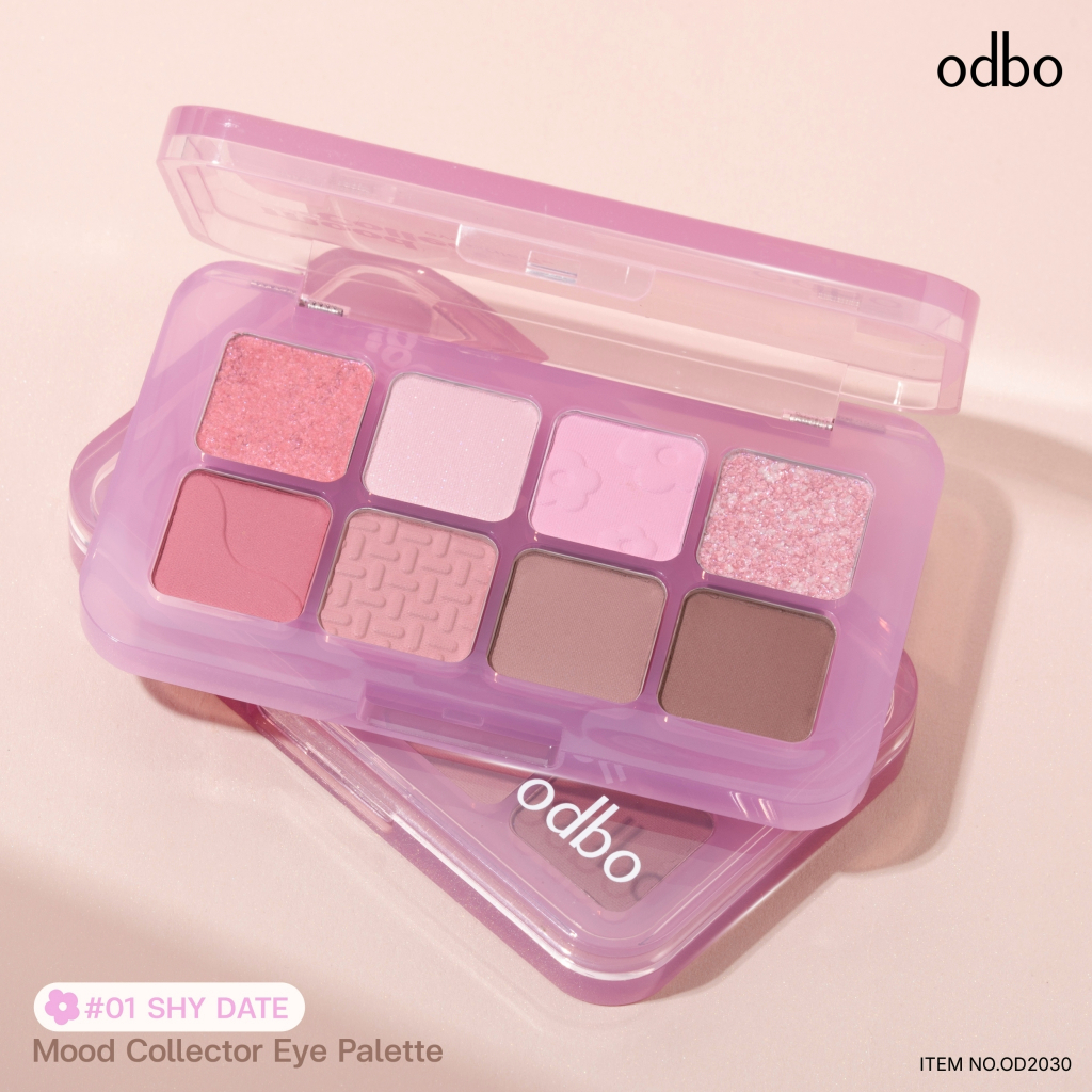 OD2030 โอดีบีโอ พาเลทอายแชโดว์ เปลี่ยนทุกมู้ด เป็นลุคที่ใช่ กันเหงื่อodbo mood Collector eye palette