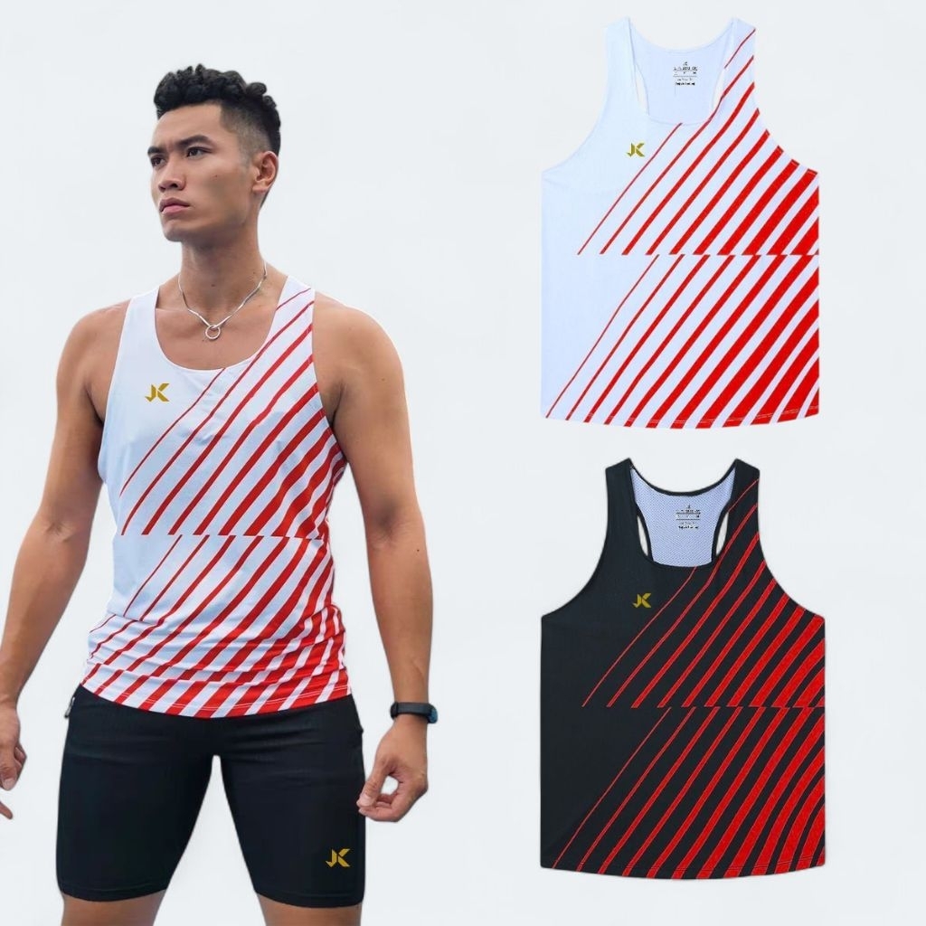 เสื้อวิ่ง (logo JK Sport) ทรง elite JK aero dry