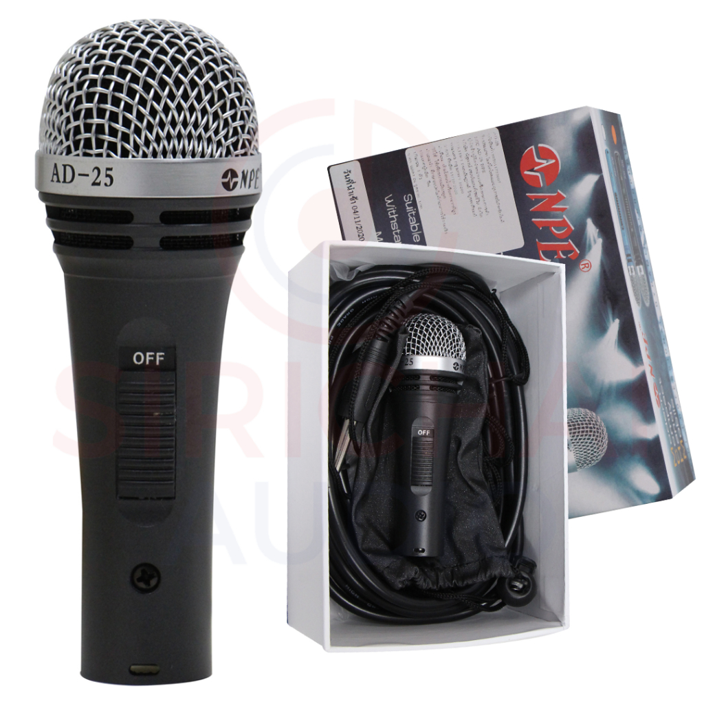 ไมโครโฟน NPE รุ่น AD25 แถมสาย