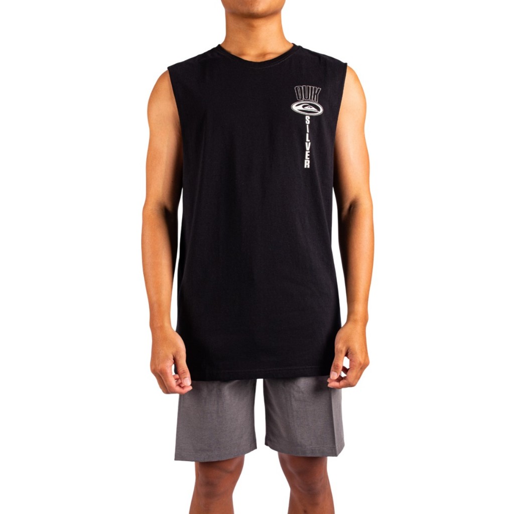 QUIKSILVER เสื้อยืดผู้ชาย Mens The Void 2 Muscle Tank T-Shirt -Black 252 UQYZT05666-KVJ0