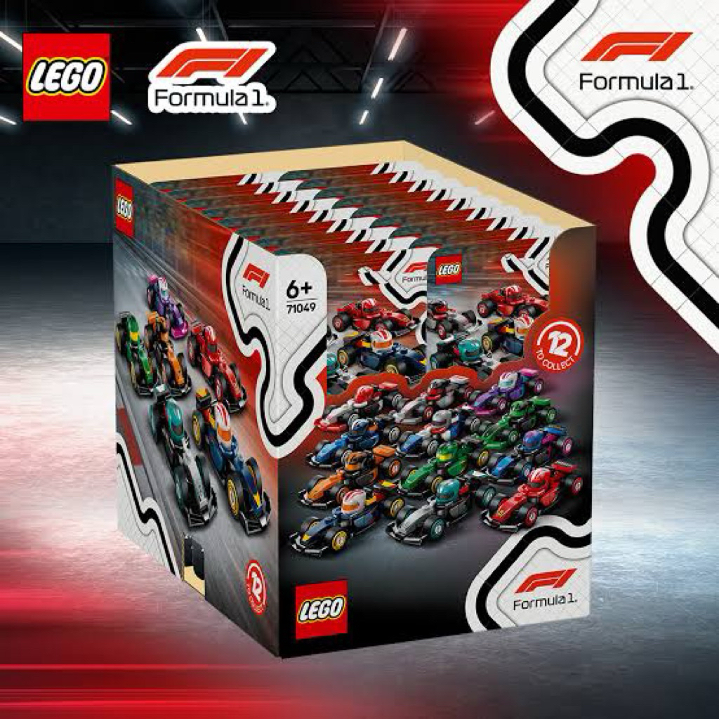 LEGO 71049 : (ครบเซ็ต 12 คัน) CMF F1 Collectible Race Cars