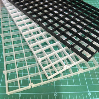 bracket ขนาด 30 x15 cm หนา 7 mm แผ่น ตะแกรง ต่อ พลาสติก สี ข…