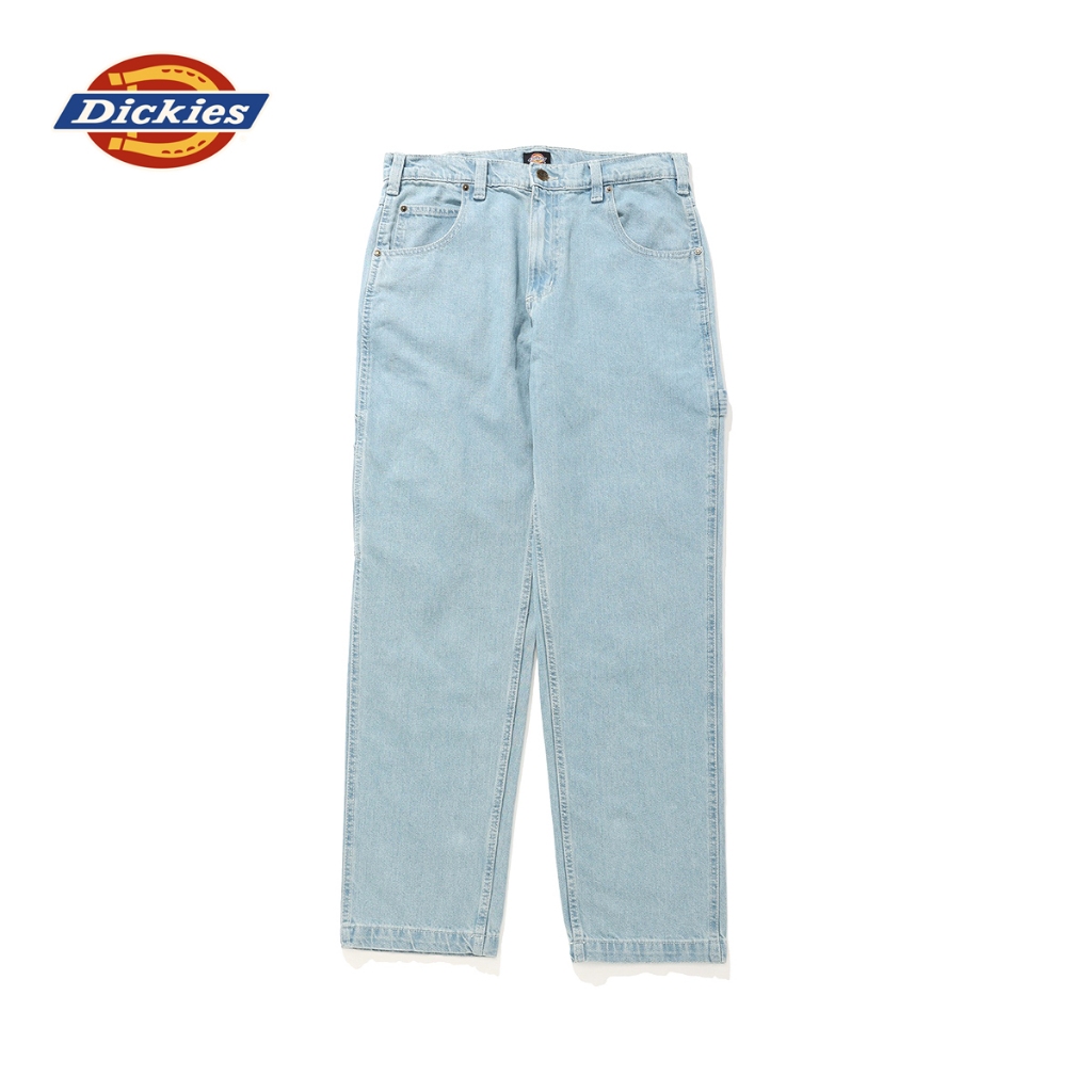 DICKIES MENS GARYVILLE DENIM - VINTAGE AGED BLUE กางเกง กางเกงขายาวผู้ชาย