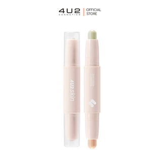 4U2 SKIN DUO COLOR CORRECTOR - คอร์เรคเตอร์สติ๊ก 4u2Corrector คอลเลคเตอร์สีพีช Correctorใต้ตา