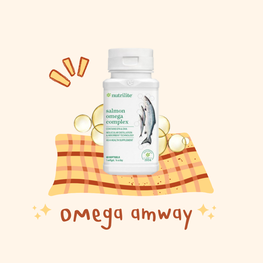 Nutrilite แอมเวย์ Salmon Omega Complex น้ำมันปลา ขนาด 60 และ 120 เม็ด