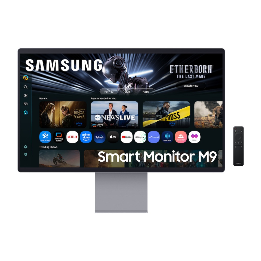 [Pre order จัดส่งฟรี] SAMSUNG 32" Smart Monitor M9 M90SF 4K OLED Samsung Vision AI รุ่น LS32FM902SEXXT