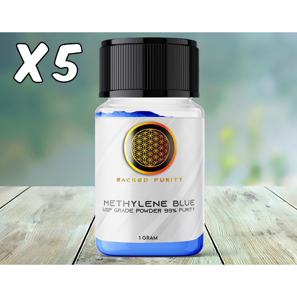 Methylene Blue USP Grade (99% Purity) Powder 5 Grams