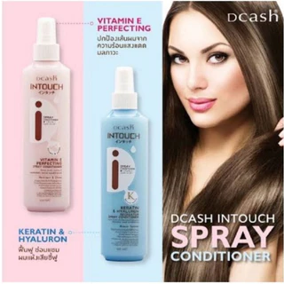 ดีแคช อินทัช สเปรย์กันความร้อนและบำรุงผม Dcash Intouch Spray Conditioner 220 มล.