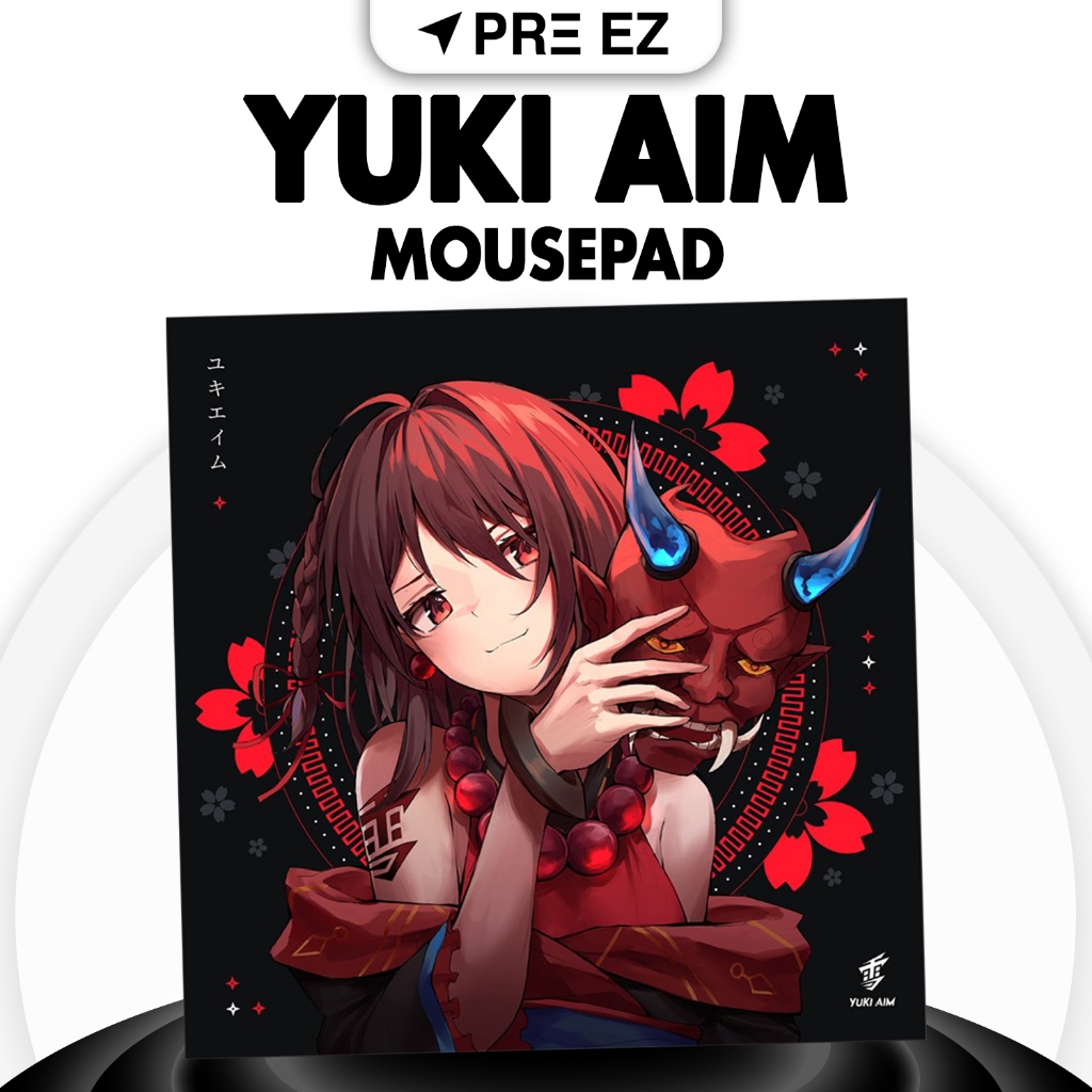 พร้อมส่ง ! Yuki Aim - Large Oni Yuki Pad Limited (ของแท้จาก Official) แผ่นรองเมาส์ Gaming ไซส์ Large