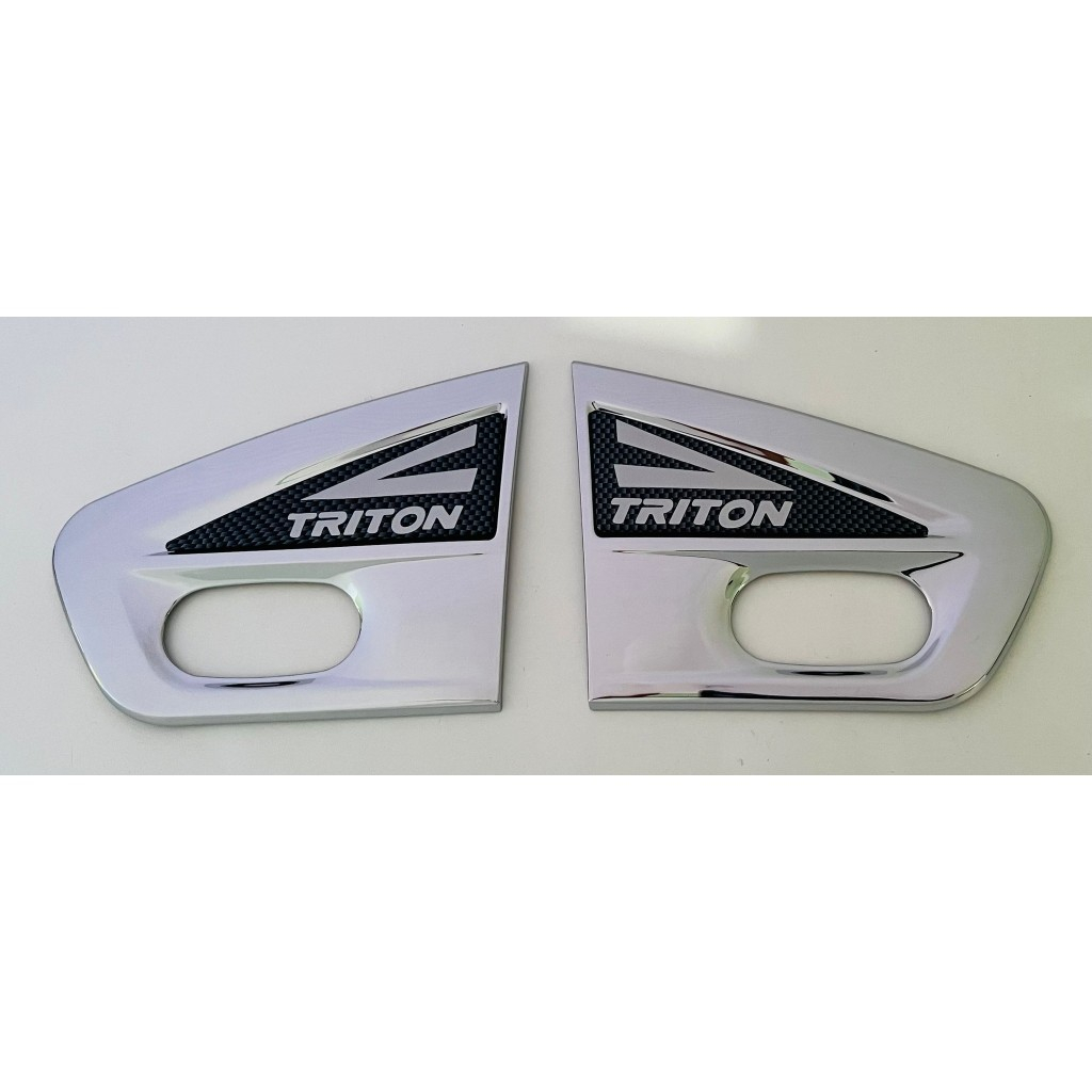 ครอบไฟเลี้ยว ข้างประตู ครอบไฟเลี้ยวข้างแก้ม TRITON 2005-2014 ลายเคฟล่า มี1คู่         13-6091