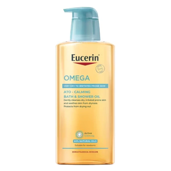Eucerin OMEGA Bath and Shower Oil Body Wash 400ml.ยูเซอรีน โอเมก้า บาธ แอนด์ ชาวเวอร์ ออยล์ บอดี้วอช