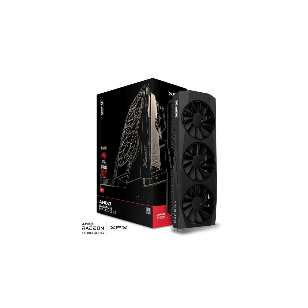 มือ1 XFX Quicksilver AMD Radeon RX 9070XT Gaming Edition 16GB GDDR6