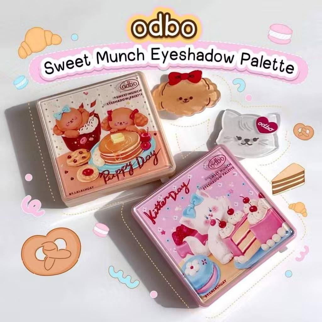 OD2024 ODBO SWEET MUNCH EYESHADOW PALETTE พาเลทอายแชโดว์ 9 เฉดสี