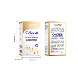 SADOER Collagen Sleeping Facial Mask 1 กล่อง20ซอง