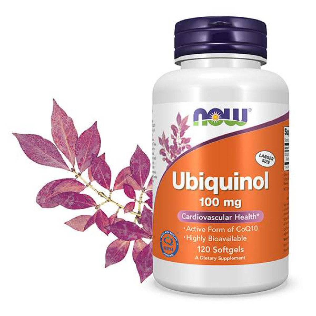 🍀นำเข้าจาก🇺🇸US🍀 NOW Foods Ubiquinol 100 mg by Now Foods - 120 Softgel