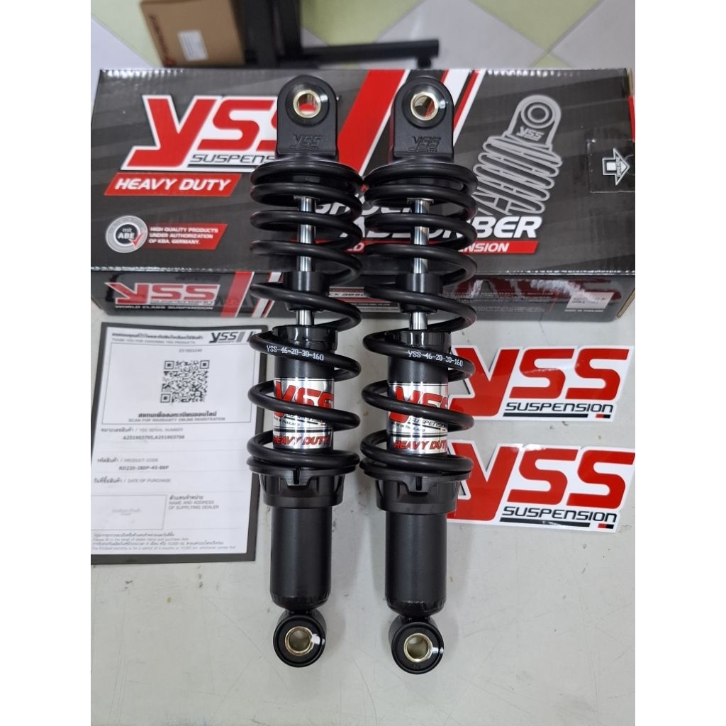 โช้ค YSS Yamaha Fin Spark 115 Heavy duty บรรทุกหนัก 150-200กก.