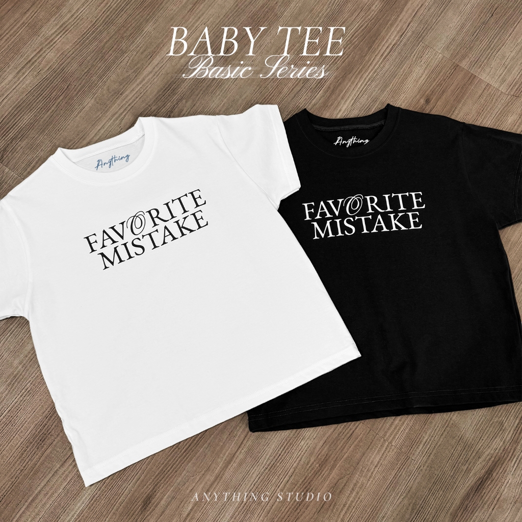 Favorite Mistake ผ้านุ่มใส่สบายสวมใส่ง่าย ใส่ได้ในทุกๆวัน By Anything studio