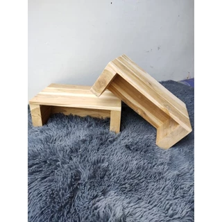 เก้าอี้ไม้สัก ไม้แท้100% ขนาด 25×33×11cm (รับ นน. ได้มากกว่า100โล)(ขาตัน)