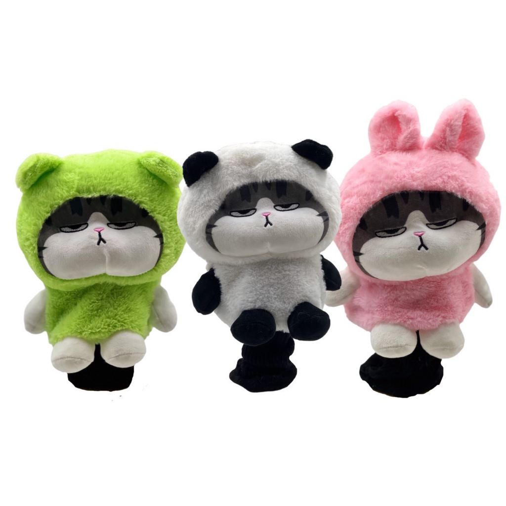 Golf head cover for fairway 3,5,7 “Grumpy cat”