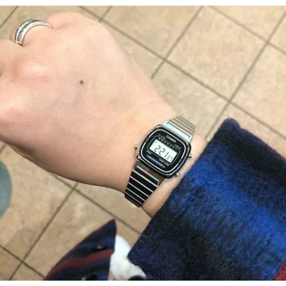 Casio นาฬิกาข้อมือ Unisex รุ่น LA670WA-1DF / LA670WA-7DF Watch Quartz ( ระบบถ่าน )