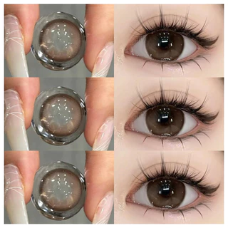 Midroo 【-1.00-8.00】คอนแทคเลนส์สายตาสั้น Chocolate mousse-14.0mm