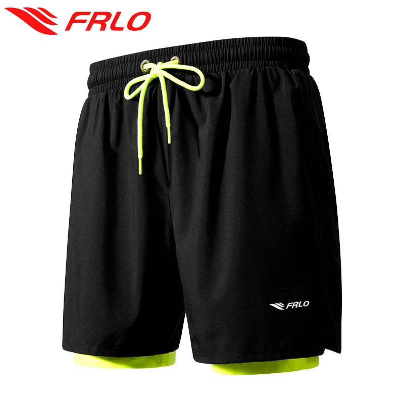 FRLO กางเกงว่ายน้ำผู้ชาย 28-48นิ้ว ชุดไปทะเล มีซับใน ความยืดหยุ่นสูง แห้งเร็ว รุ่นES312