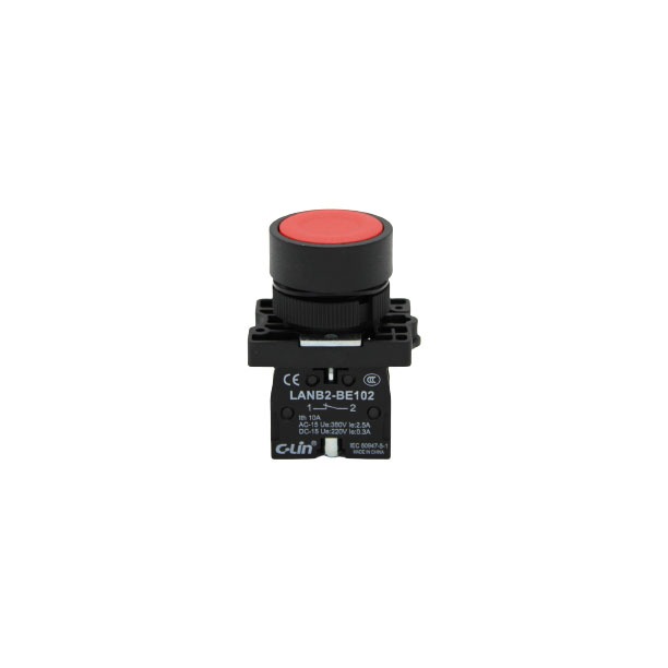 **ราคาต่อ 10 PCS.** LANB2-EA สวิตช์ปุ่มกด กดติดปล่อยดับ Push Button Switch 22mm. “C-LIN” ราคา ถูกที่สุด ดีลบีเคเค แกลเลอรีภาพที่ 5