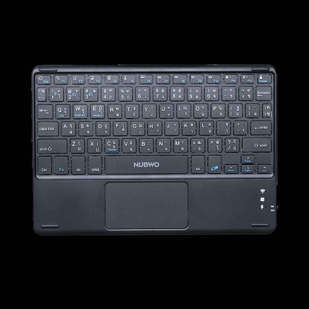 NUBWO Bluetooth Keyboard NKB-109 - คียบอร์ดไร้สาย ขนาดพกพา