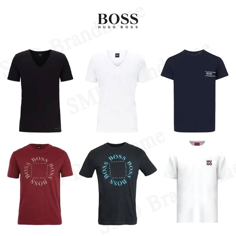 Hugo Boss เสื้อยืด เสื้อยืดผู้ชาย สินค้าจากชอป แท้ 100%